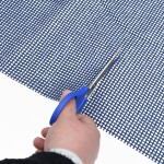 vidaXL Covor pentru cort, albastru, 3x2,5 m