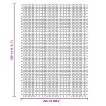 vidaXL Covor pentru cort, albastru, 3x2,5 m