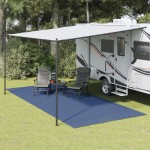 vidaXL Covor pentru cort, albastru, 5,5x2,5 m vidaXL Covor pentru cort, albastru, 5,5x2,5 m