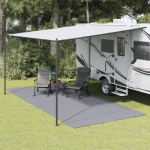 vidaXL Covor pentru cort, gri deschis, 5,5x2,5 m vidaXL Covor pentru cort, gri deschis, 5,5x2,5 m