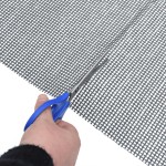 vidaXL Covor pentru cort, gri deschis, 5x3 m