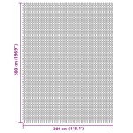 vidaXL Covor pentru cort, gri deschis, 5x3 m