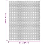 vidaXL Covor pentru cort, crem, 4x2,5 m vidaXL Covor pentru cort, crem, 4x2,5 m