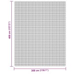 vidaXL Covor pentru cort, crem, 4x3 m vidaXL Covor pentru cort, crem, 4x3 m