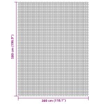 vidaXL Covor pentru cort, crem, 5x3 m