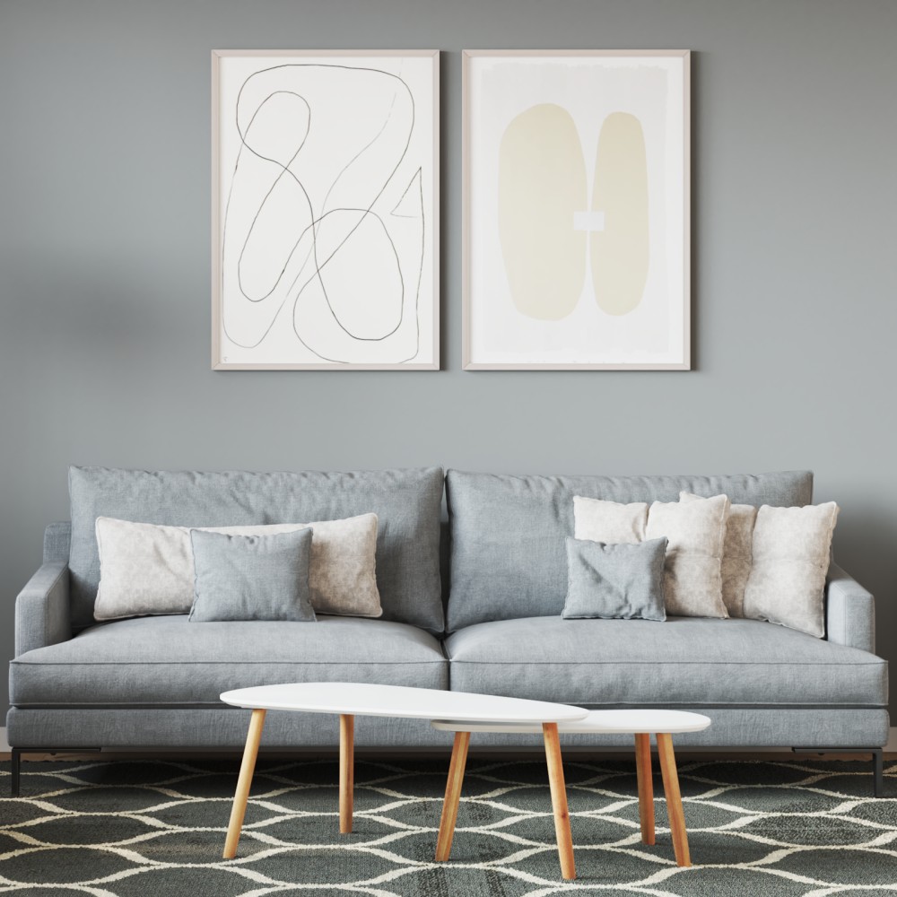 vidaXL Vopsea de perete Gri 16,5 x 16,5 x 16 cm Print pe perete