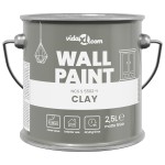 vidaXL Vopsea de perete Argilă 2.5 L
