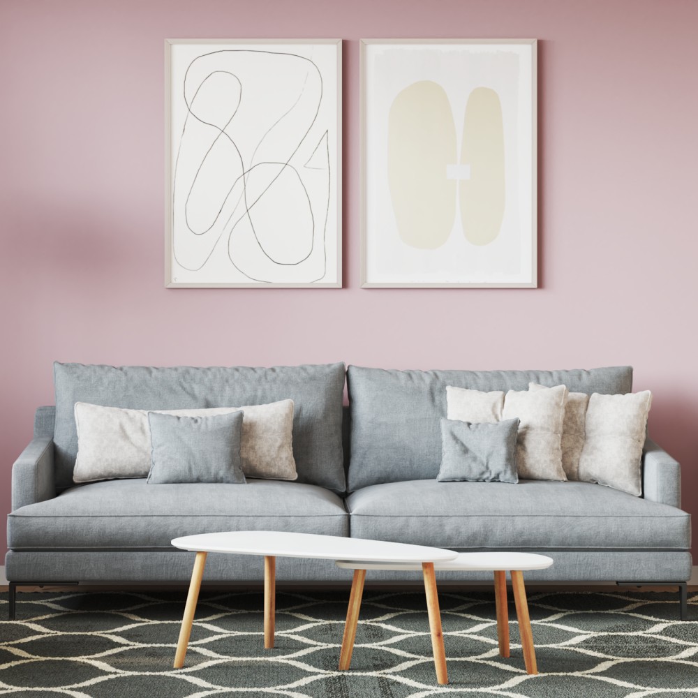 vidaXL Vopsea de perete Roz 16,5 x 16,5 x 16 cm Print pe perete