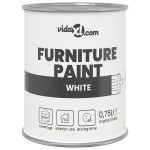 vidaXL Vopsea pentru mobilă Alb 10 x 10 x 12 cm Print pe perete