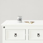 vidaXL Vopsea pentru mobilă Alb 10 x 10 x 12 cm Print pe perete