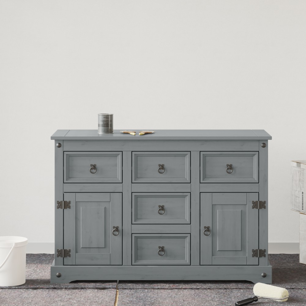 vidaXL Vopsea pentru mobilă Gri 10 x 10 x 12 cm Print pe perete