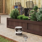 vidaXL Vopsea pentru lemn Maro 16,5 x 16,5 x 16 cm Print pe perete