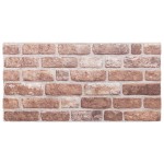 vidaXL Panouri de perete 3D, 10 buc., maro, 100x50 cm, EPS vidaXL Panouri de perete 3D, 10 buc., maro, 100x50 cm, EPS