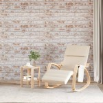 vidaXL Panouri de perete 3D, 10 buc., roșu și alb, 100x50 cm, EPS