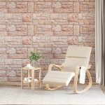 vidaXL Panouri de perete 3D, 10 buc., maro, 100x50 cm, EPS