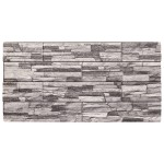 vidaXL Panouri de perete 3D, 10 buc., gri deschis, 100x50 cm, EPS