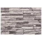 vidaXL Panouri de perete 3D, 10 buc., gri deschis, 100x50 cm, EPS