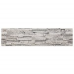 vidaXL Panouri de perete 3D, 14 buc., gri deschis, 100x25 cm, EPS