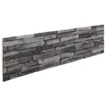 vidaXL Panouri de perete 3D, 14 buc., antracit, 100x25 cm, EPS