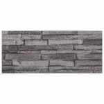vidaXL Panouri de perete 3D, 14 buc., antracit, 100x25 cm, EPS