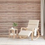 vidaXL Panouri de perete 3D, 5 buc., maro deschis, 100x50 cm, EPS vidaXL Panouri de perete 3D, 5 buc., maro deschis, 100x50 cm, EPS
