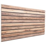 vidaXL Panouri de perete 3D, 5 buc., maro deschis, 100x50 cm, EPS vidaXL Panouri de perete 3D, 5 buc., maro deschis, 100x50 cm, EPS