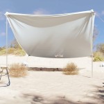 vidaXL Baldachin de plajă cu ancore de nisip, gri, 304x300 cm vidaXL Baldachin de plajă cu ancore de nisip, gri, 304x300 cm