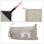 vidaXL Baldachin de plajă cu ancore de nisip, gri, 304x300 cm vidaXL Baldachin de plajă cu ancore de nisip, gri, 304x300 cm