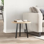 vidaXL Blat de masă rotund, Ø50x2 cm, lemn masiv de acacia