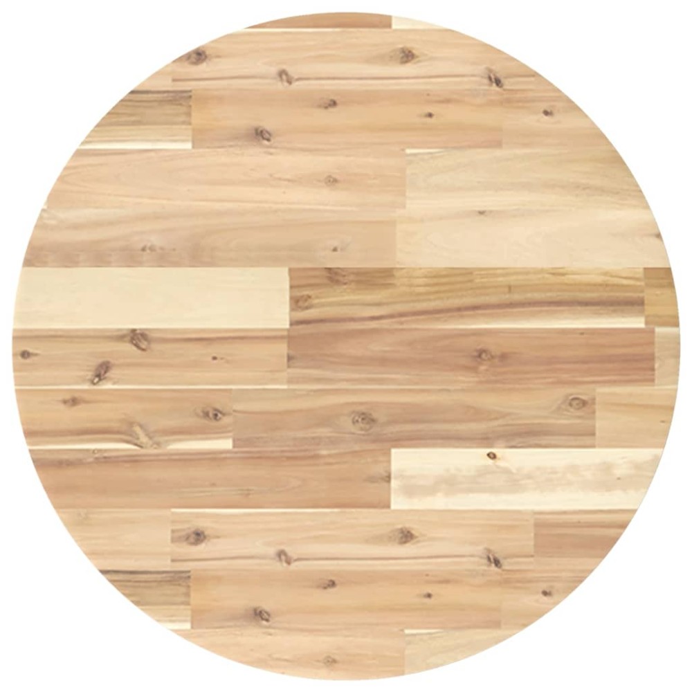vidaXL Blat de masă rotund, Ø60x2 cm, lemn masiv de acacia