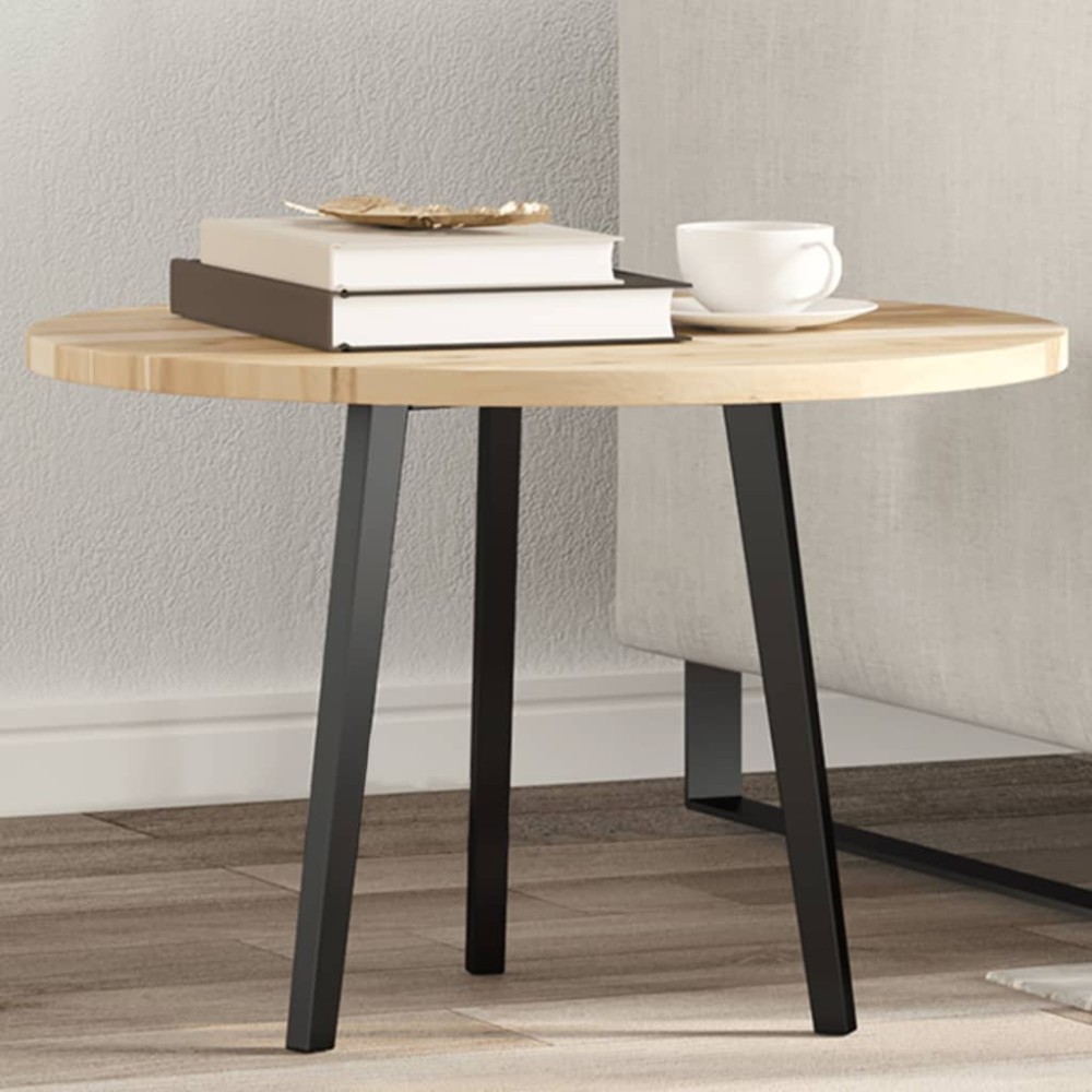vidaXL Blat de masă rotund, Ø60x2 cm, lemn masiv de acacia