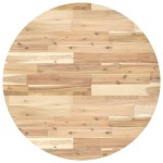 vidaXL Blat de masă rotund, Ø80x2 cm, lemn masiv de acacia vidaXL Blat de masă rotund, Ø80x2 cm, lemn masiv de acacia