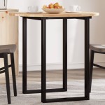 vidaXL Blat de masă rotund, Ø80x2 cm, lemn masiv de acacia vidaXL Blat de masă rotund, Ø80x2 cm, lemn masiv de acacia