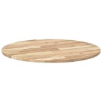 vidaXL Blat de masă rotund, Ø80x2 cm, lemn masiv de acacia vidaXL Blat de masă rotund, Ø80x2 cm, lemn masiv de acacia