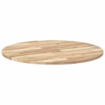 vidaXL Blat de masă rotund, Ø80x2 cm, lemn masiv de acacia vidaXL Blat de masă rotund, Ø80x2 cm, lemn masiv de acacia