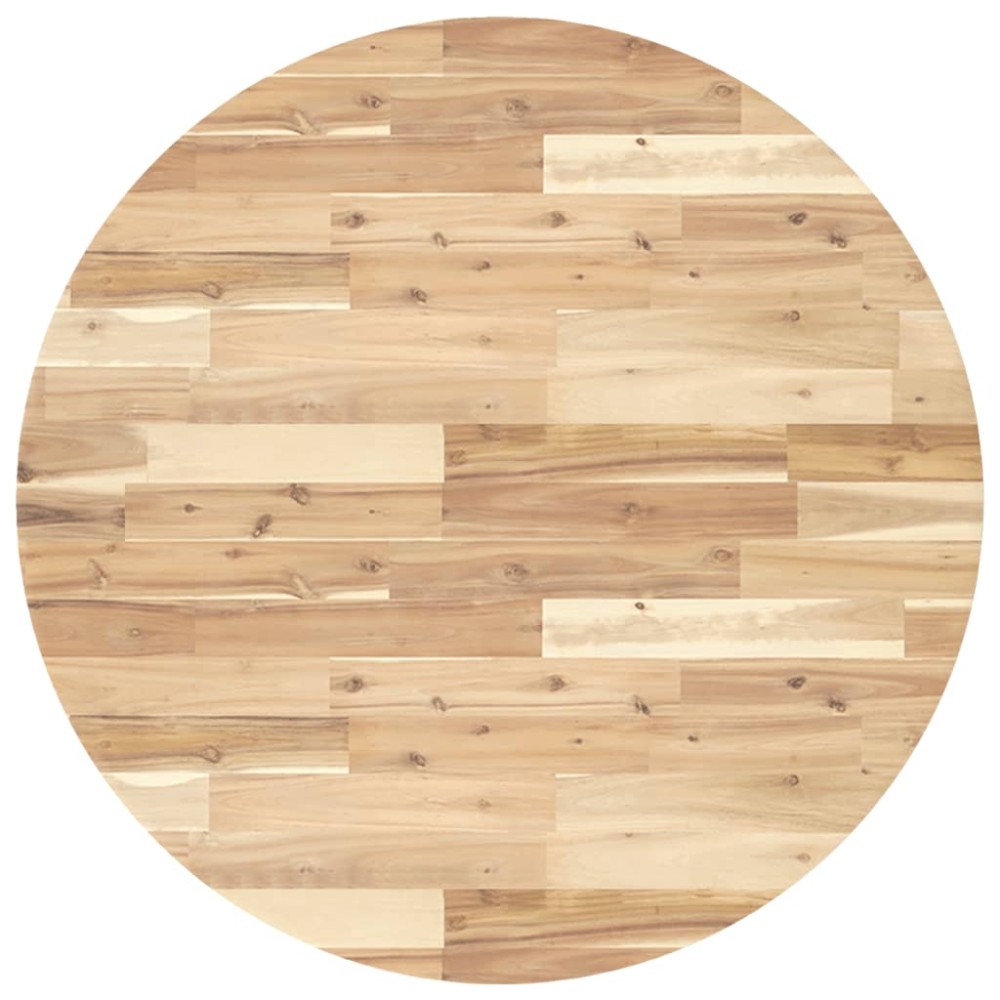 vidaXL Blat de masă rotund, Ø90x2 cm, lemn masiv de acacia