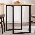 vidaXL Blat de masă rotund, Ø90x2 cm, lemn masiv de acacia vidaXL Blat de masă rotund, Ø90x2 cm, lemn masiv de acacia