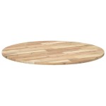 vidaXL Blat de masă rotund, Ø90x2 cm, lemn masiv de acacia vidaXL Blat de masă rotund, Ø90x2 cm, lemn masiv de acacia