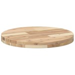 vidaXL Blat de masă rotund, Ø50x4 cm, lemn masiv de acacia vidaXL Blat de masă rotund, Ø50x4 cm, lemn masiv de acacia