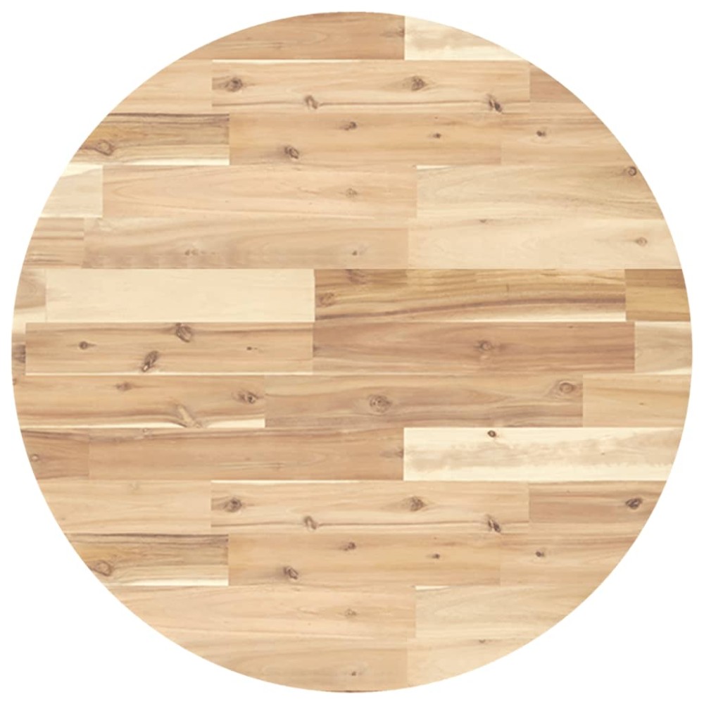 vidaXL Blat de masă rotund, Ø70x4 cm, lemn masiv de acacia