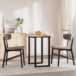 vidaXL Blat de masă rotund, Ø70x4 cm, lemn masiv de acacia vidaXL Blat de masă rotund, Ø70x4 cm, lemn masiv de acacia