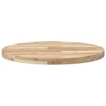 vidaXL Blat de masă rotund, Ø70x4 cm, lemn masiv de acacia vidaXL Blat de masă rotund, Ø70x4 cm, lemn masiv de acacia