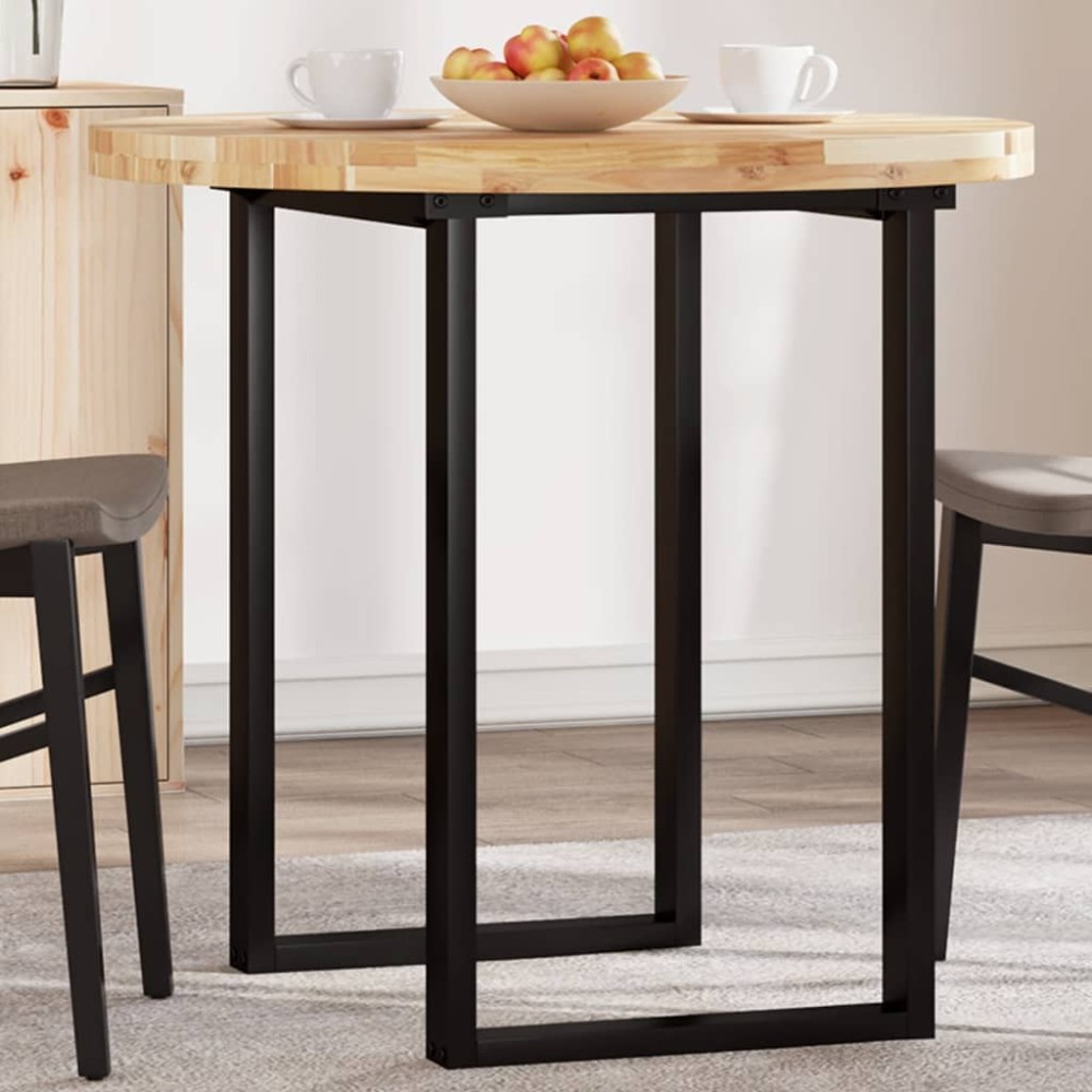 vidaXL Blat de masă rotund, Ø80x4 cm, lemn masiv de acacia