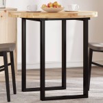 vidaXL Blat de masă rotund, Ø80x4 cm, lemn masiv de acacia vidaXL Blat de masă rotund, Ø80x4 cm, lemn masiv de acacia