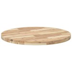 vidaXL Blat de masă rotund, Ø80x4 cm, lemn masiv de acacia vidaXL Blat de masă rotund, Ø80x4 cm, lemn masiv de acacia