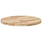 vidaXL Blat de masă rotund, Ø80x4 cm, lemn masiv de acacia vidaXL Blat de masă rotund, Ø80x4 cm, lemn masiv de acacia