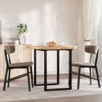vidaXL Blat de masă rotund, Ø90x4 cm, lemn masiv de acacia vidaXL Blat de masă rotund, Ø90x4 cm, lemn masiv de acacia