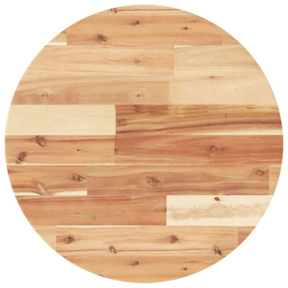vidaXL Blat de masă rotund, Ø50x2 cm, lemn masiv de acacia