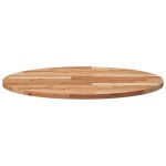 vidaXL Blat de masă rotund, Ø70x2 cm, lemn masiv de acacia vidaXL Blat de masă rotund, Ø70x2 cm, lemn masiv de acacia
