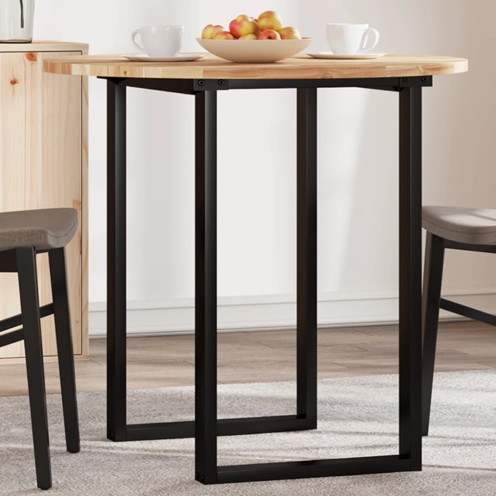 vidaXL Blat de masă rotund, Ø80x2 cm, lemn masiv de acacia
